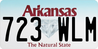 AR license plate 723WLM