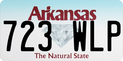 AR license plate 723WLP