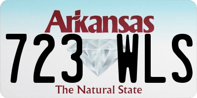 AR license plate 723WLS