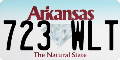 AR license plate 723WLT