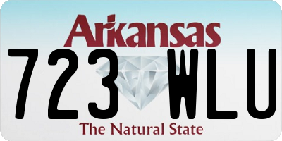 AR license plate 723WLU