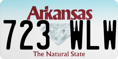 AR license plate 723WLW