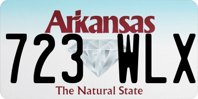 AR license plate 723WLX