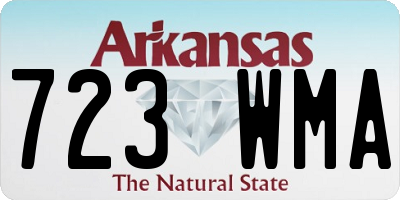 AR license plate 723WMA