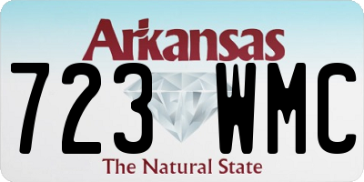 AR license plate 723WMC