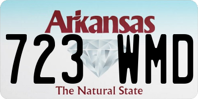 AR license plate 723WMD