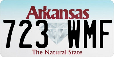 AR license plate 723WMF