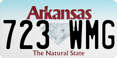 AR license plate 723WMG
