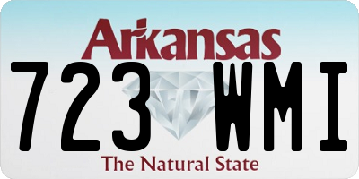 AR license plate 723WMI