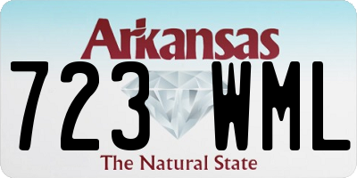 AR license plate 723WML