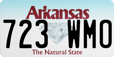 AR license plate 723WMO