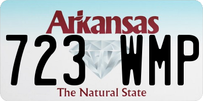AR license plate 723WMP