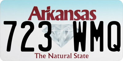 AR license plate 723WMQ