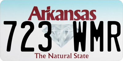 AR license plate 723WMR