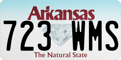 AR license plate 723WMS