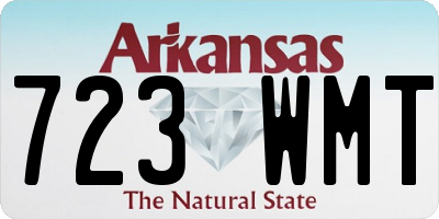 AR license plate 723WMT