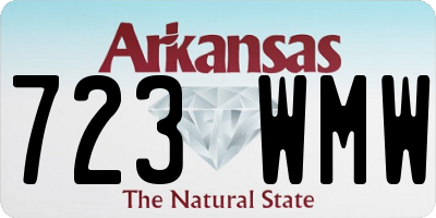 AR license plate 723WMW