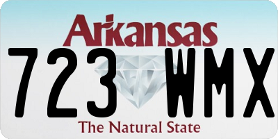AR license plate 723WMX