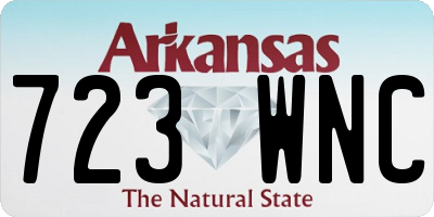 AR license plate 723WNC