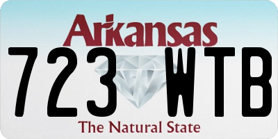 AR license plate 723WTB