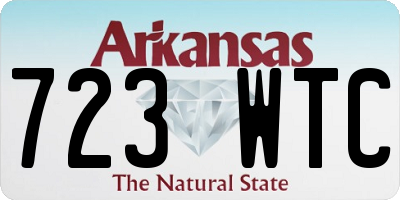 AR license plate 723WTC