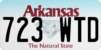 AR license plate 723WTD