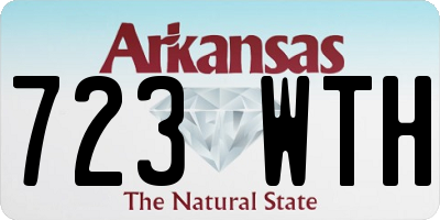 AR license plate 723WTH