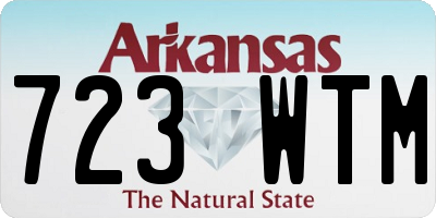 AR license plate 723WTM