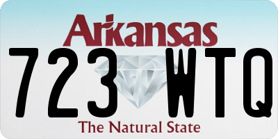 AR license plate 723WTQ