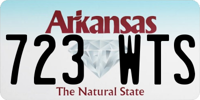 AR license plate 723WTS
