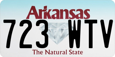 AR license plate 723WTV
