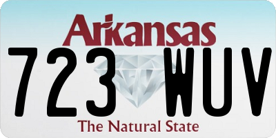 AR license plate 723WUV