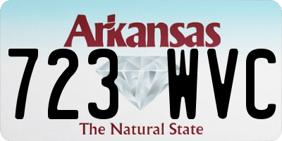 AR license plate 723WVC