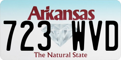 AR license plate 723WVD