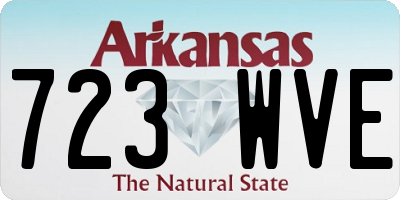 AR license plate 723WVE