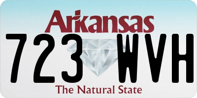 AR license plate 723WVH