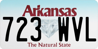 AR license plate 723WVL