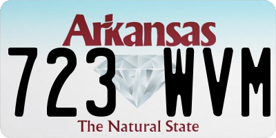 AR license plate 723WVM