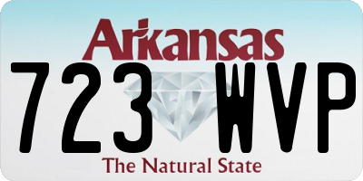 AR license plate 723WVP