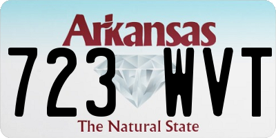 AR license plate 723WVT