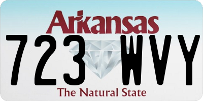 AR license plate 723WVY