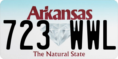 AR license plate 723WWL