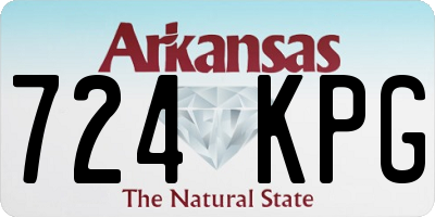 AR license plate 724KPG