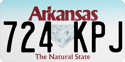 AR license plate 724KPJ