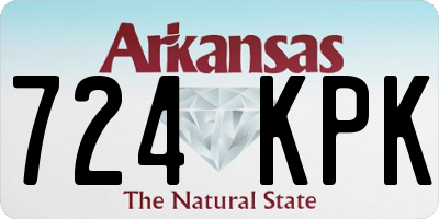 AR license plate 724KPK