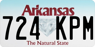 AR license plate 724KPM