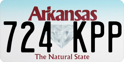 AR license plate 724KPP