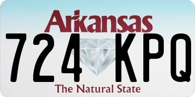 AR license plate 724KPQ