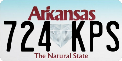 AR license plate 724KPS