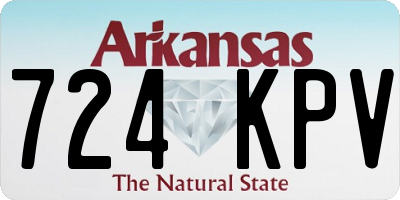 AR license plate 724KPV